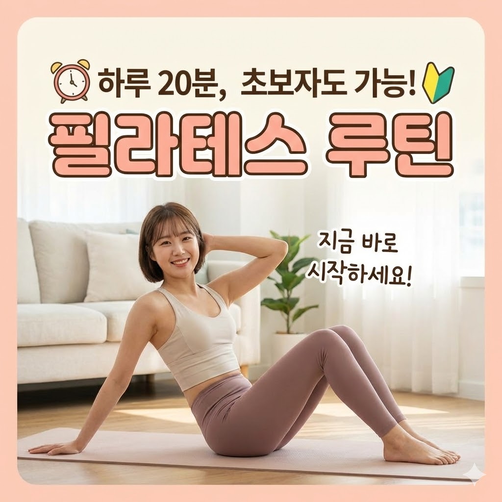 하루 20분 초보자도 가능한 필라테스 루틴 공개