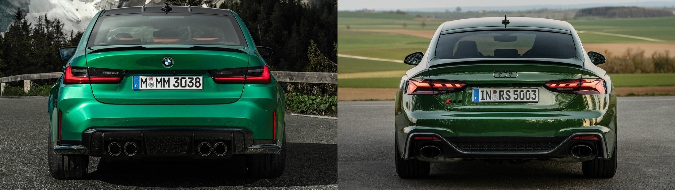 BMW M3, 아우디 RS5 스포트백