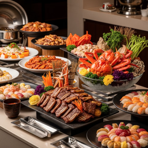 신라스테이 역삼 뷔페 메뉴 구성 섹션 이미지