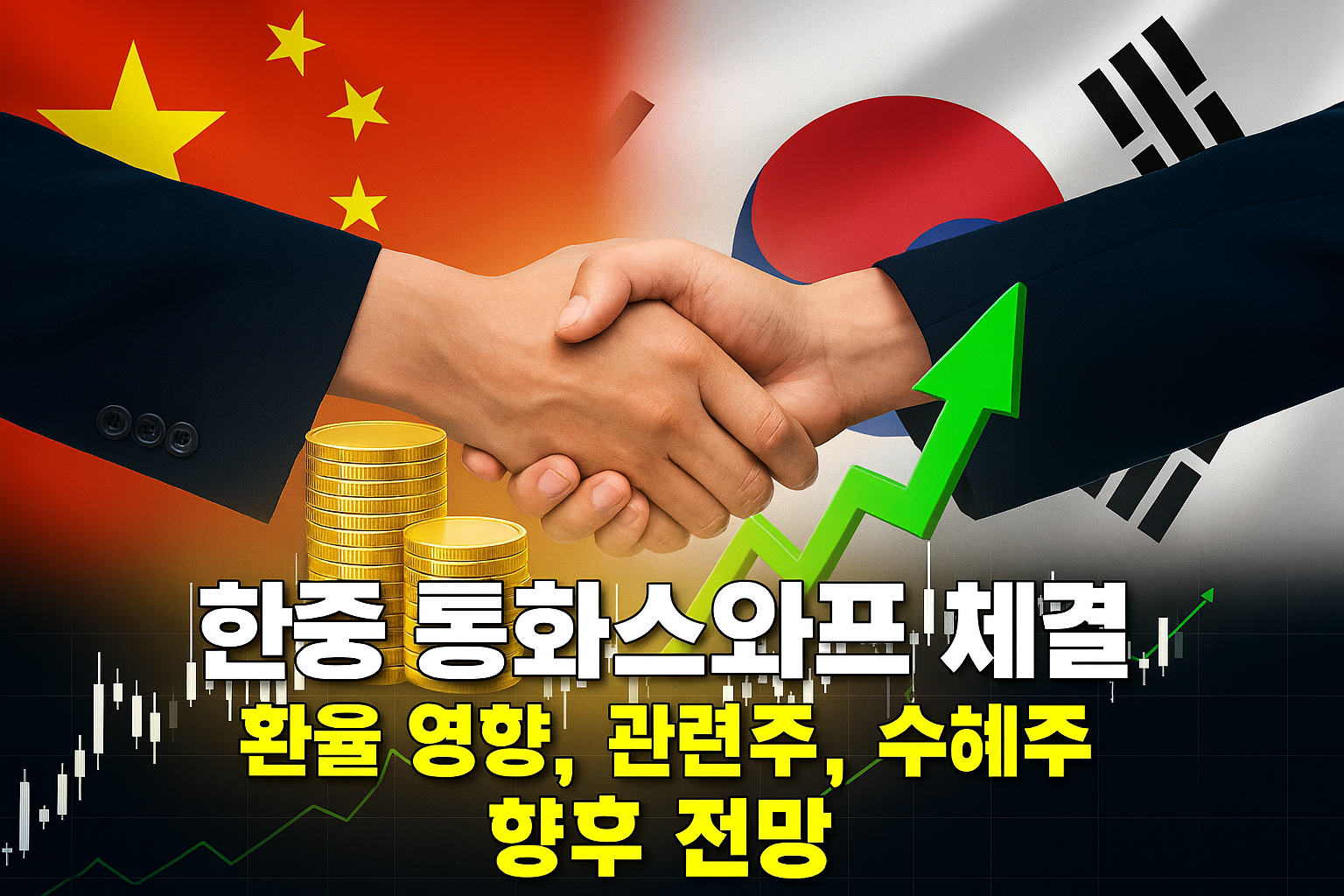 한중 통화스와프 체결, 환율 영향, 관련주, 수혜주 분석, 향후 전망