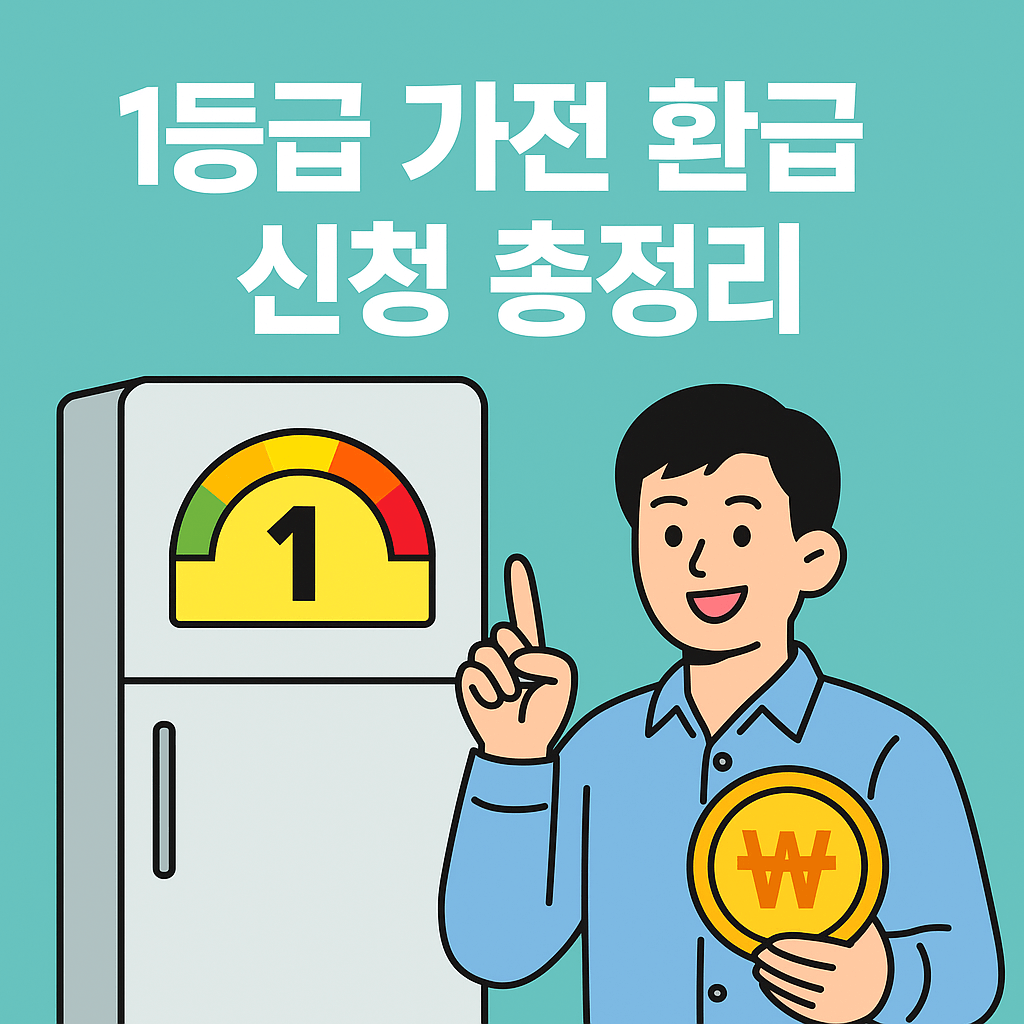 1등급 가전 환급 신청방법 총정리