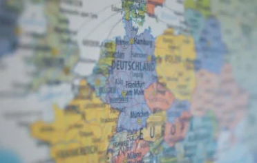 유럽 지도 모습