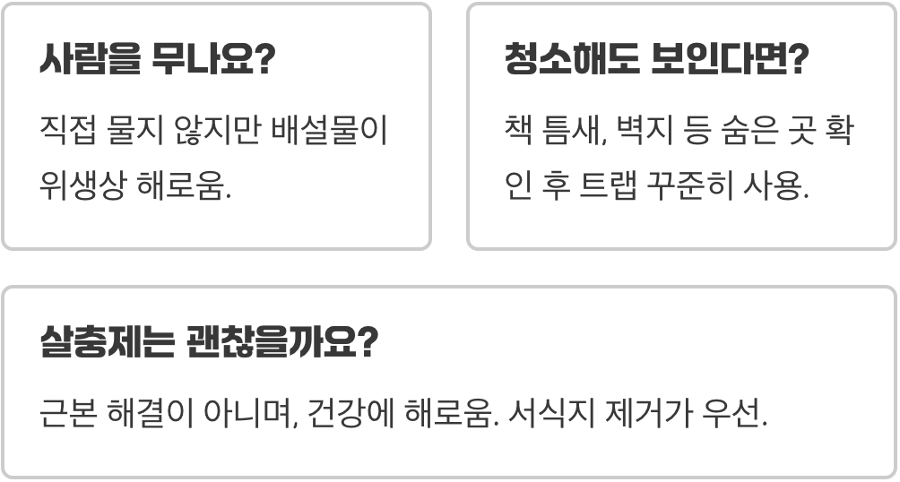 권연벌레 퇴치법 BEST 5 (집에서 당장 할 수 있는 방법)