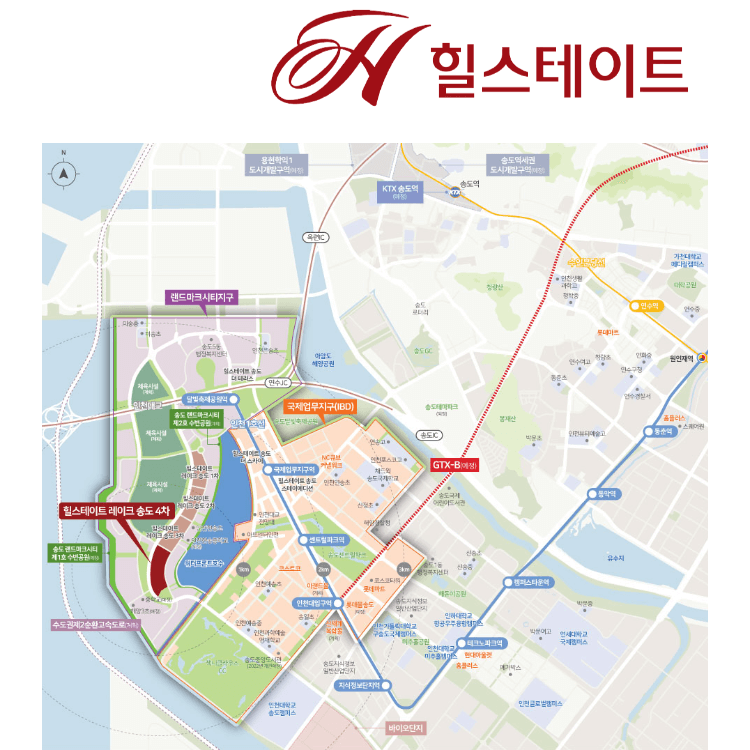 힐스테이트 레이크 송도 4차 위치
