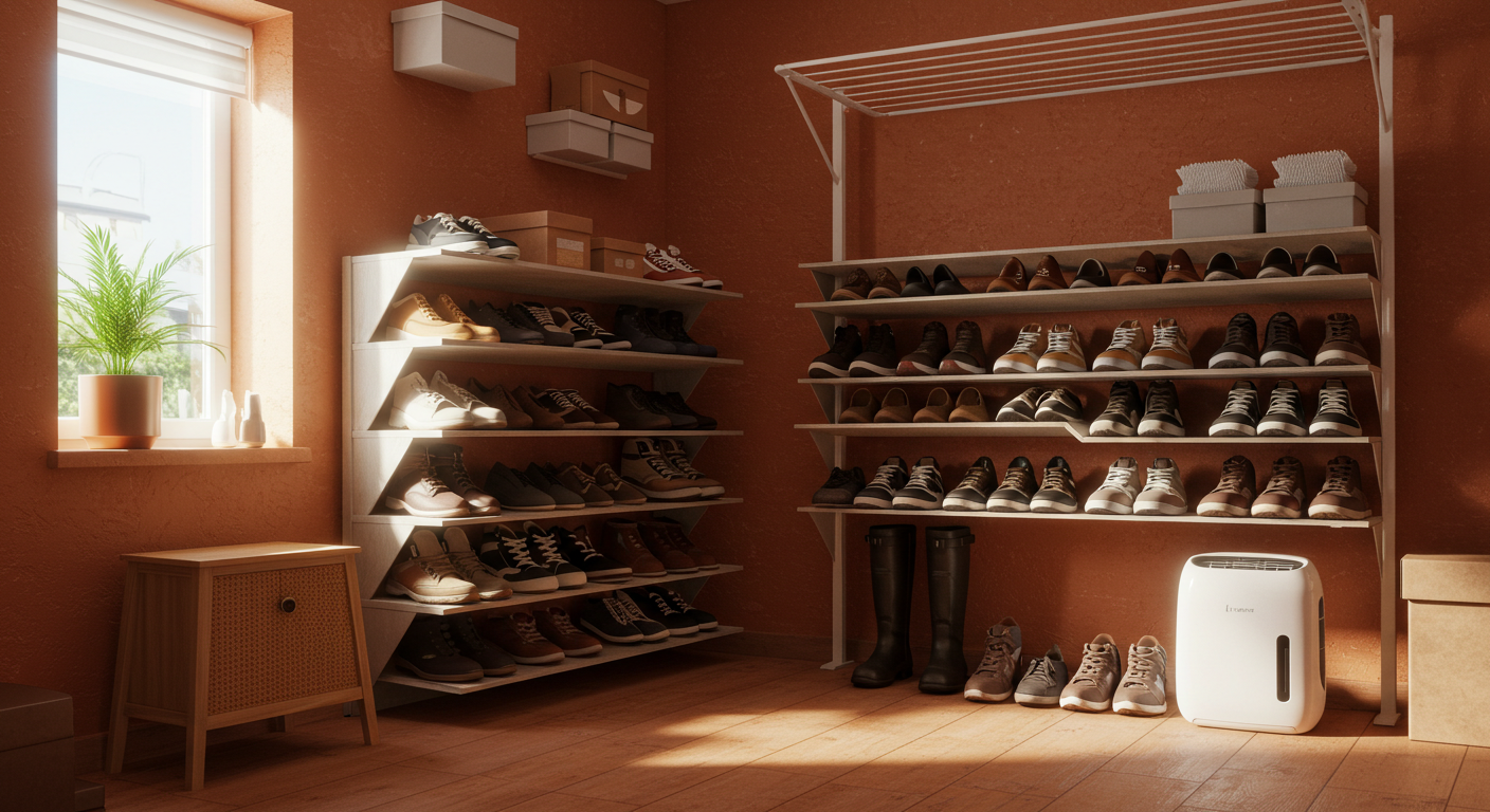 장마철 신발 곰팡이 걱정 끝