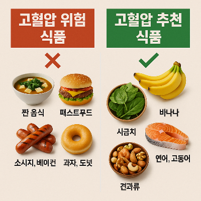 노인성 고혈압 환자 식단