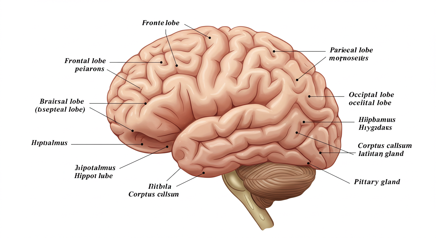 뇌 구조 이미지