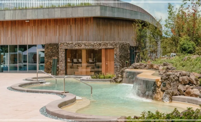 제주도 편백나무 사우나