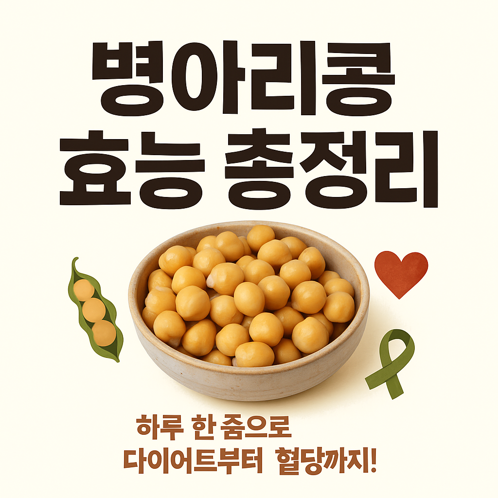 병아리콩 효능 총정리 다이어트·혈당·피부에 좋은 이유