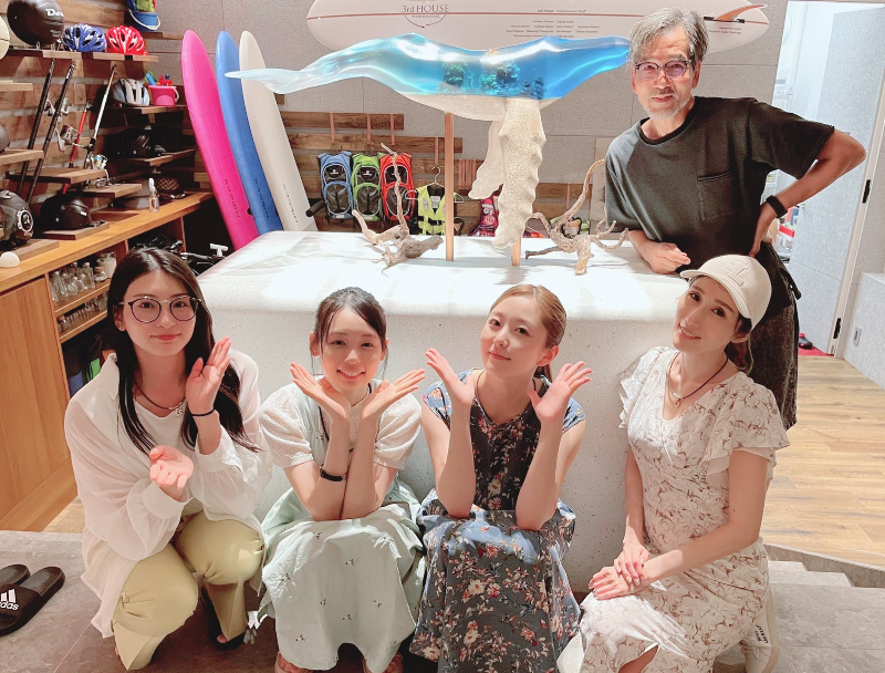 혼조 스즈(Suzu Honjo), 토키타 아미(Ami Tokita), 아오조라 히카리(Hikari Aozora), 줄리아(JULIA) 사진