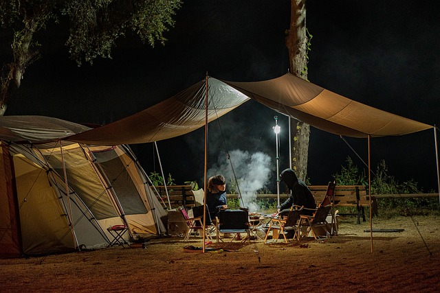 People, Camping, Tent image