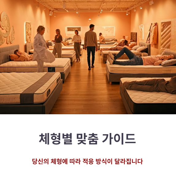 체형별 지압침대 적응 가이드