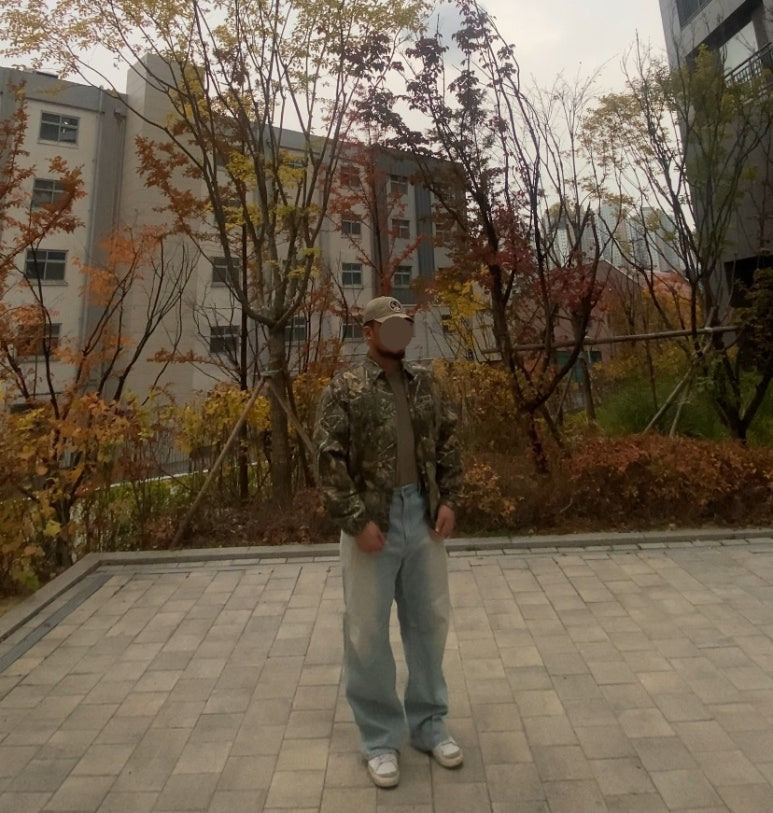 데일리룩('25. 11. 8.)폴로랄프로렌 더블알엘 가먼트다잉 트윌볼캡, 디스이스네버댓 리얼트리재킷, 무신사스탠다드 티셔츠, 에러스익셉티드 와이드데님팬츠, 나이키 블레이저 로우77