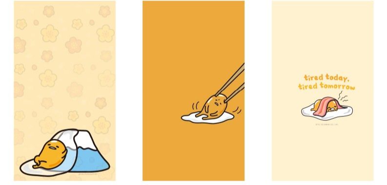 구데타마 배경화면 휴대폰 아이폰 산리오