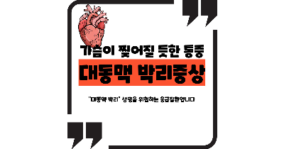 대동맥 박리 증상