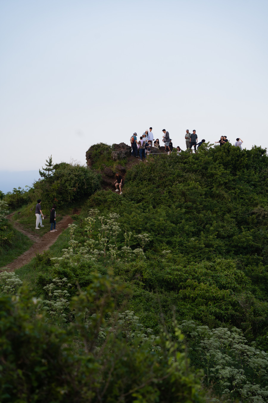 군산 오름 정상