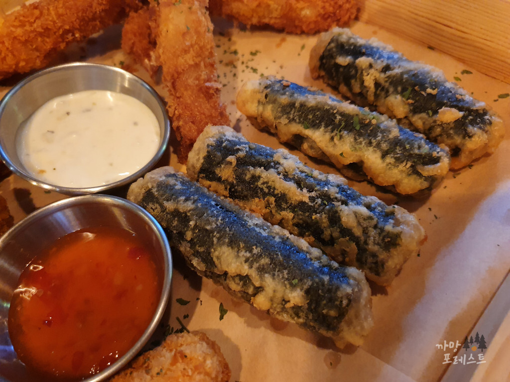 맥주 생각 씨푸드 튀김세트