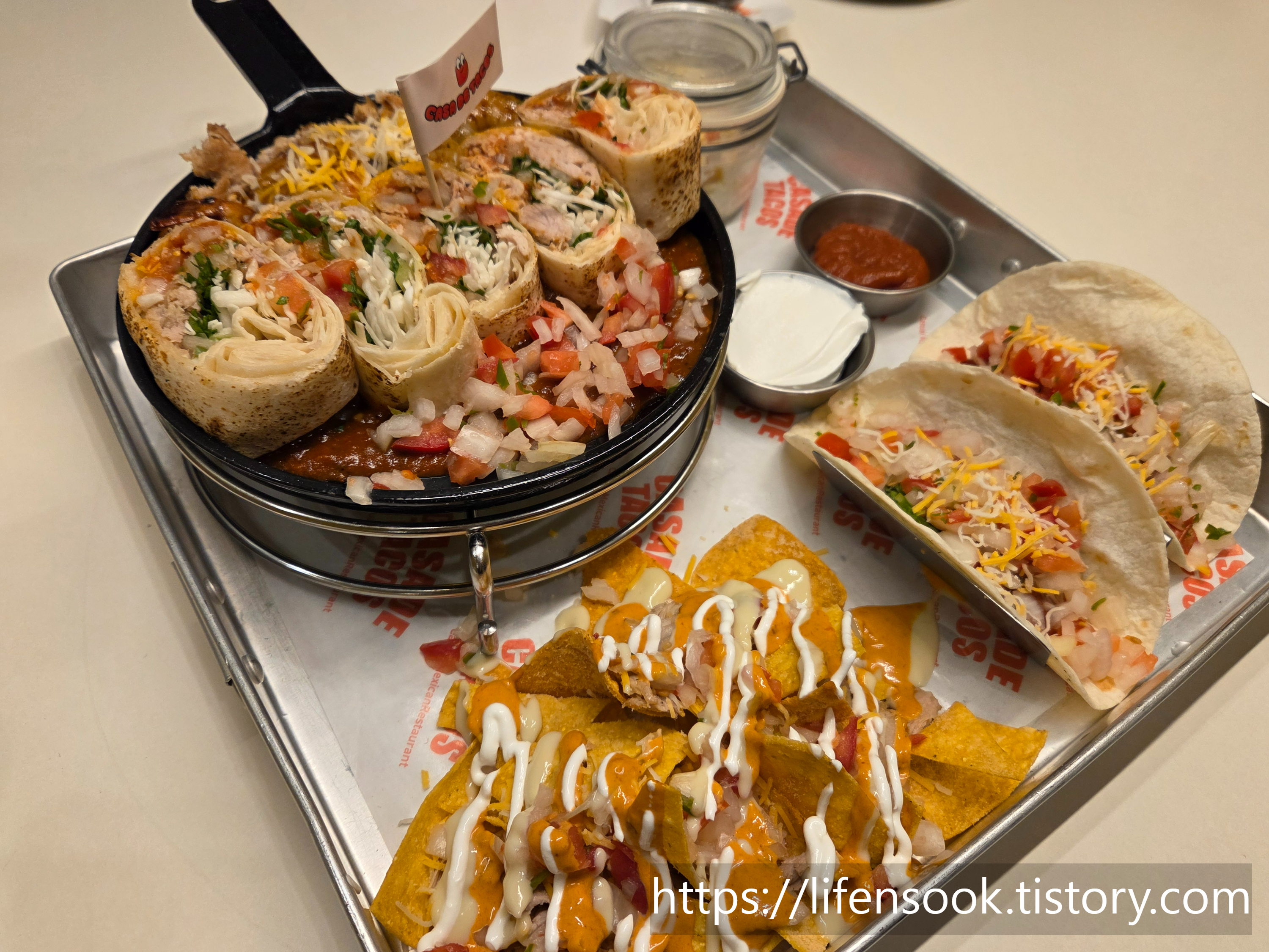 카사데타코 배곧점 엔칠라다 2인세트 1