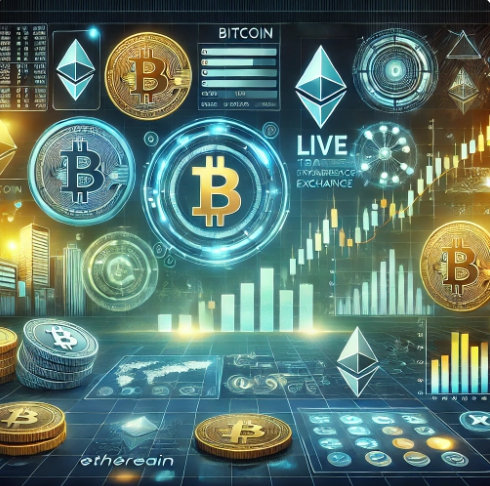 암호화폐이미지를 표현한 이미지