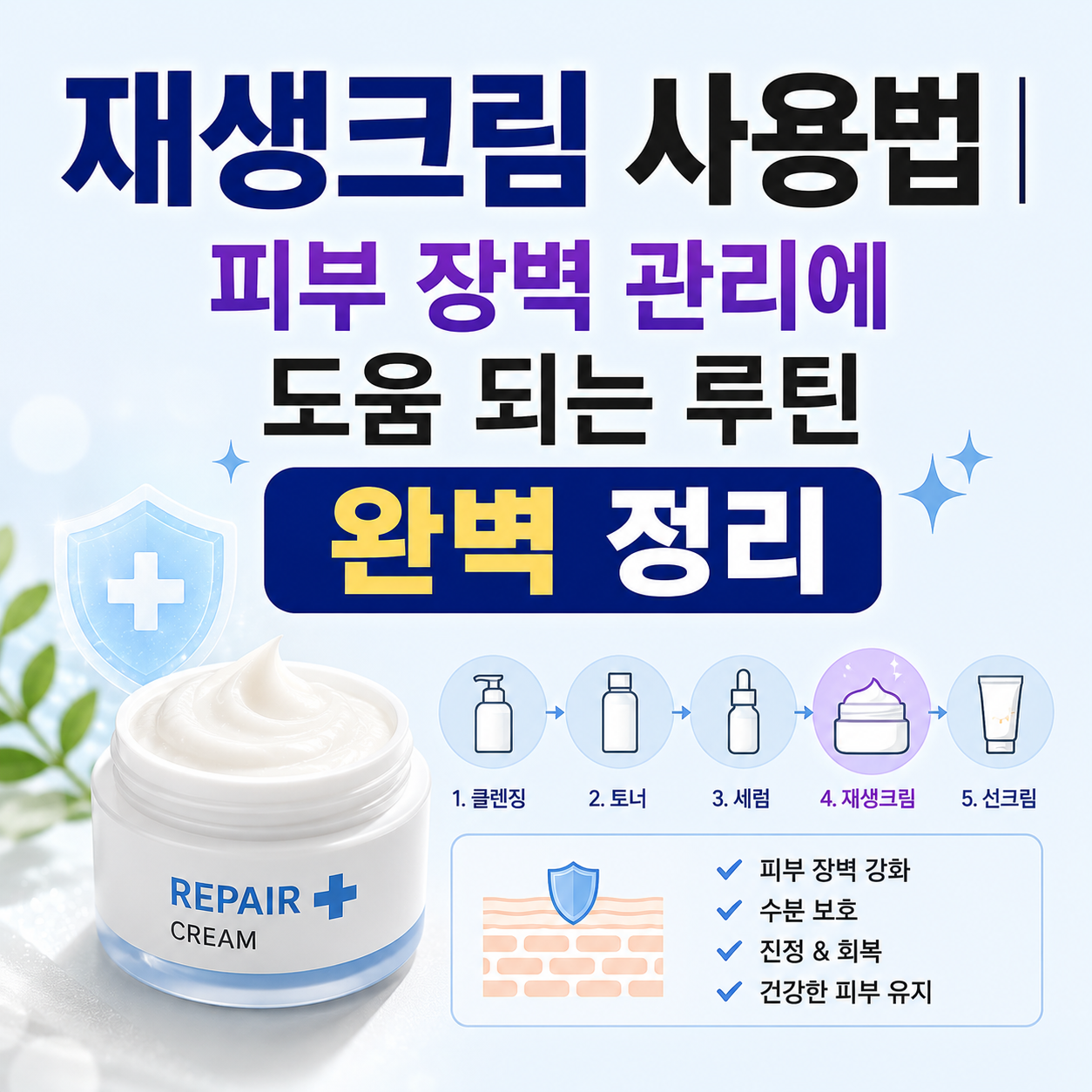 재생크림 사용법