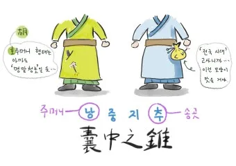 낭중지추 뜻 유래 한자 비슷한 말 예문 영어 속담 반대말_16