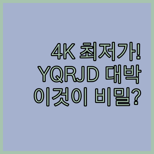 할인코드 YQRJD 4K 프리미엄 요..