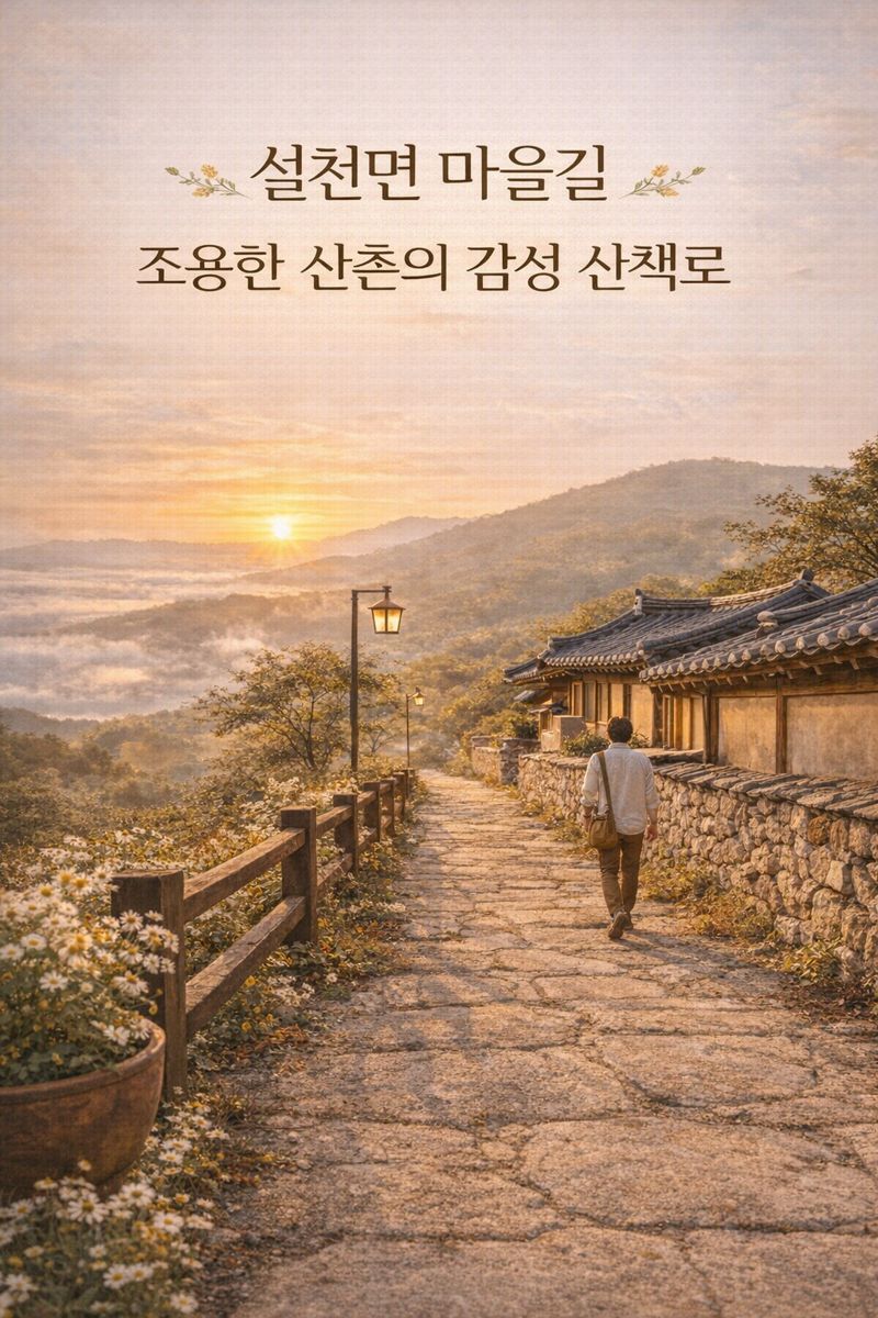 설천면 마을길 &mdash; 조용한 산촌의 감성 산책로