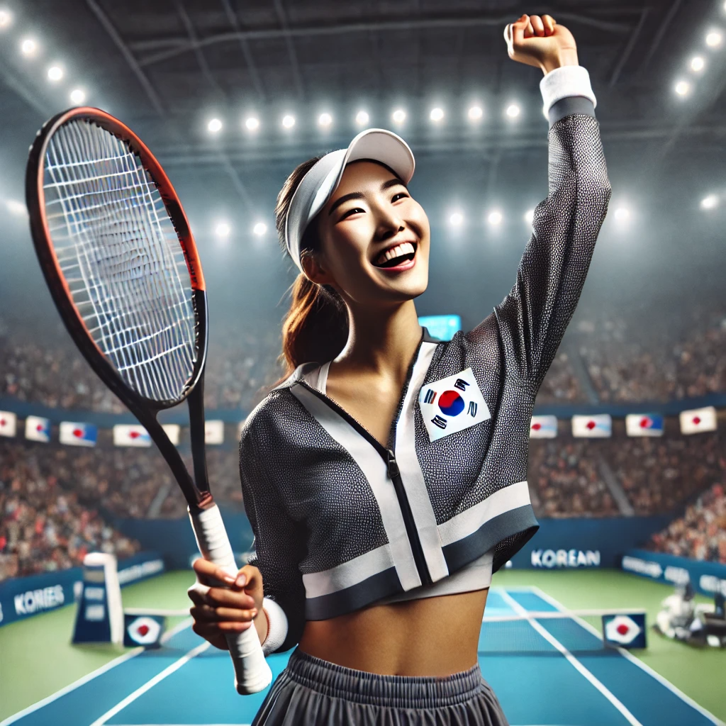 한국 30대 직장인 테니스 회원에 관한 사진