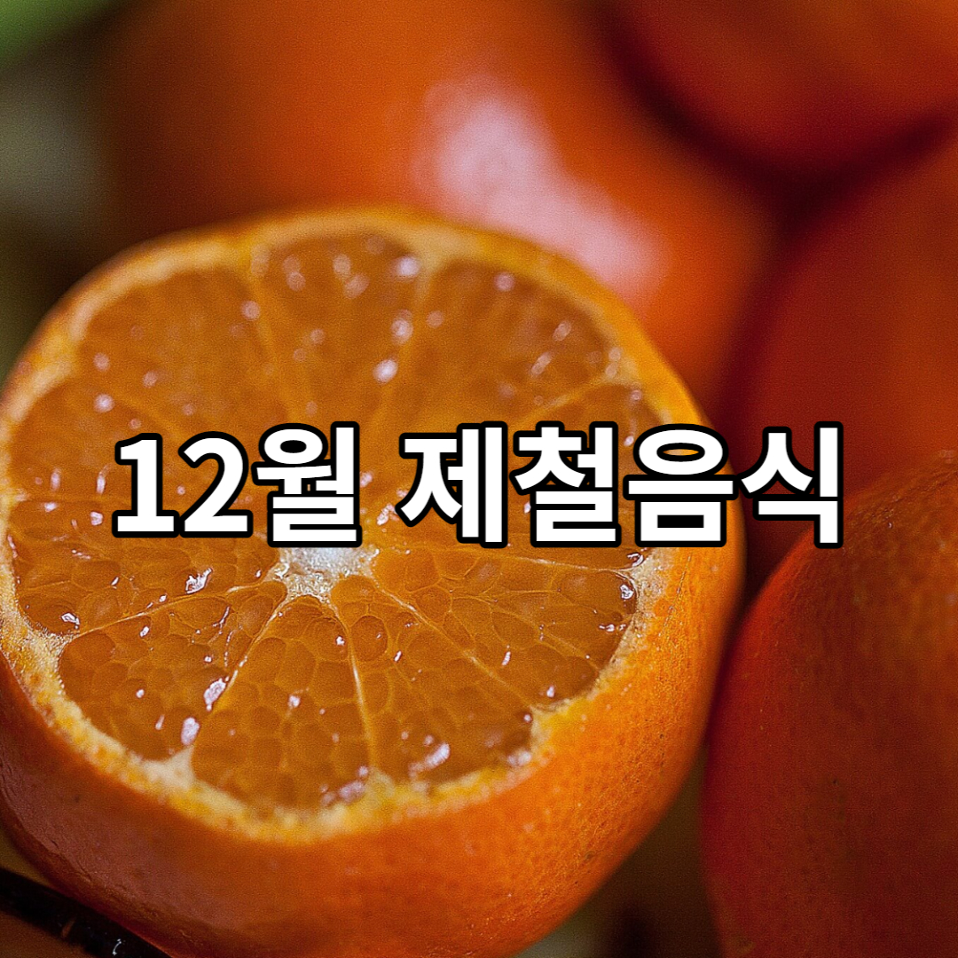 12월 제철음식 귤