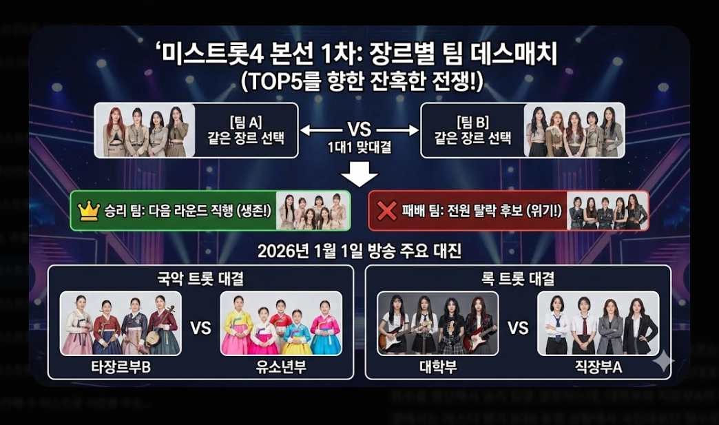 미스트롯4 우승 예상: [2026년 최신] 홍성윤&middot;허찬미 TOP5 및 다크호스 완전 분석