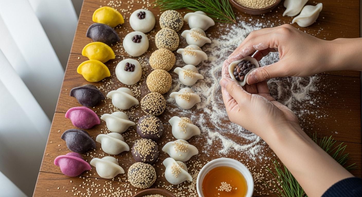 송편 쌀가루 만들기