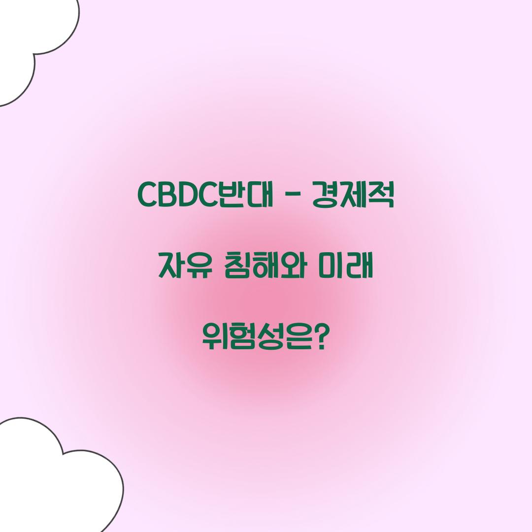 CBDC반대