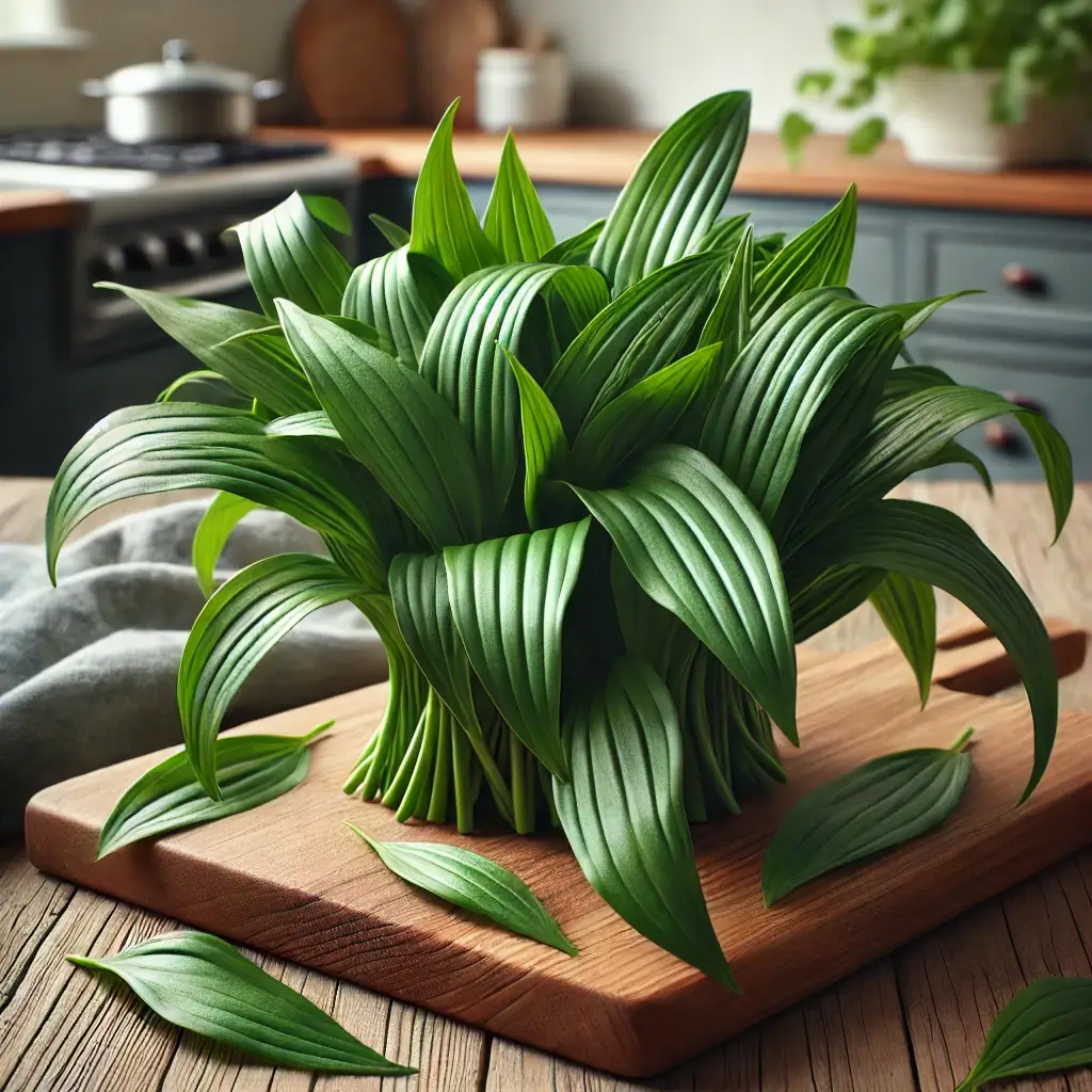 봄철 식단 명이나물 관련 사진