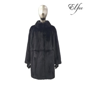 쓱데이 진도 엘페 휘메일 풀스킨 스탠카라 롱 밍크 코트 - EC05