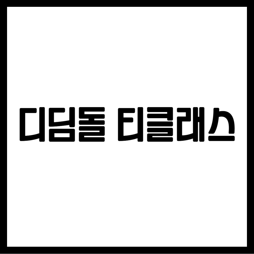 디딤돌 티클래스