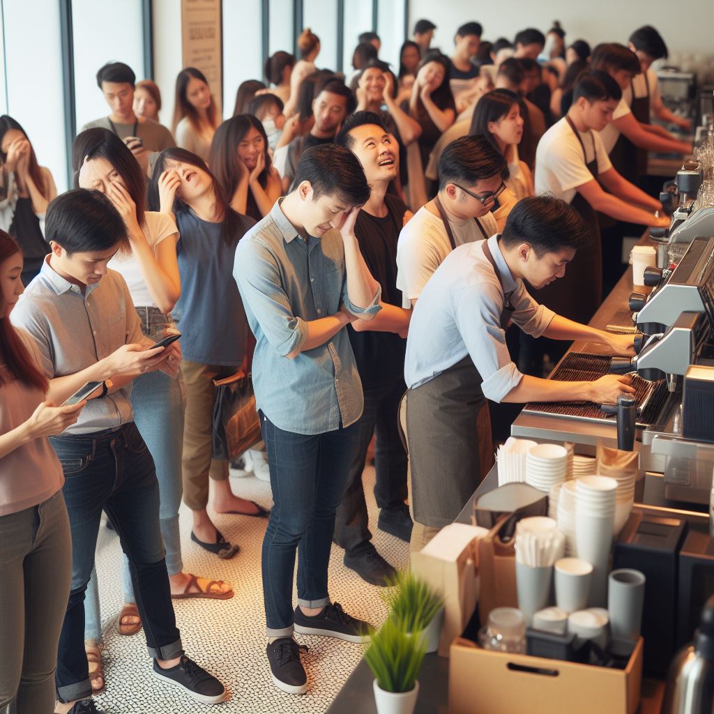 커피숍에서 일하기