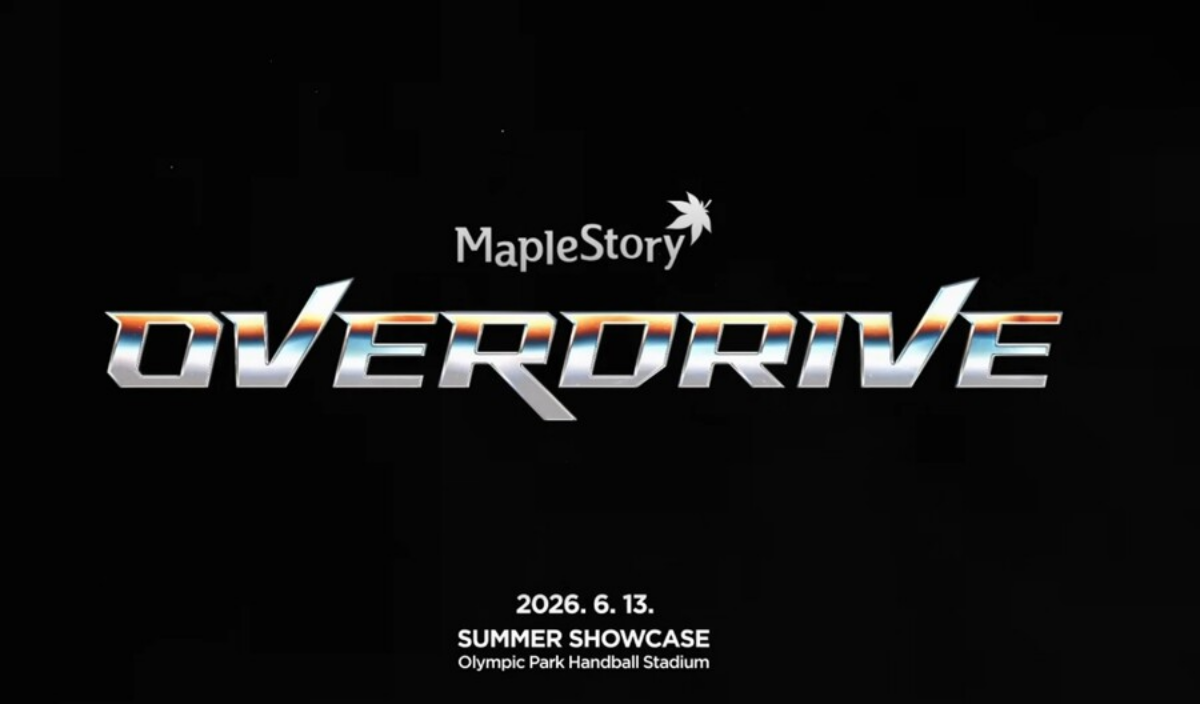 메이플스토리 OVERDRIVE 쇼케이스 공식 로고