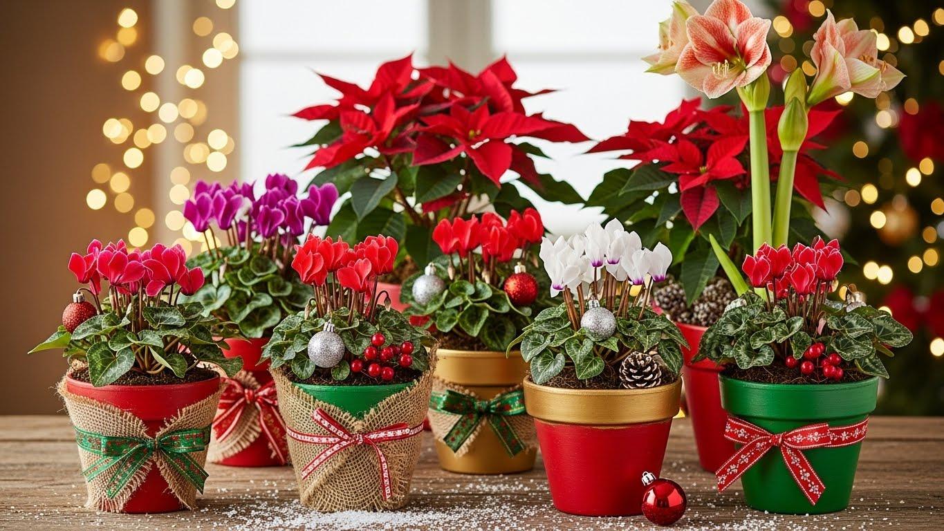 크리스마스 화분