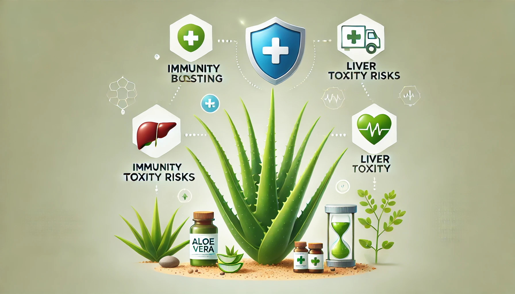 알로에의 약학적 효능과 부작용 - 면역력 증진부터 간독성 위험까지 알아보기
