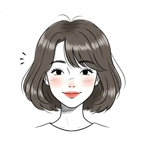 여자 사각형 얼굴에 어울리는 헤어스타일-1