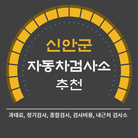 신안군 자동차 검사소 예약 BEST5 ❘ 검사비용 영업시간 토요일 준비물 총정리