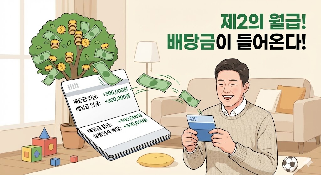 배당금이 월마다 분기마다 확인가능