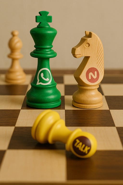 카카오톡 업데이트 실패, 직장인·학생들이 네이트·왓츠앱 선택한 이유