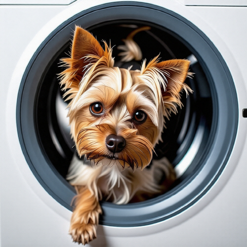 강아지 그린 사진_