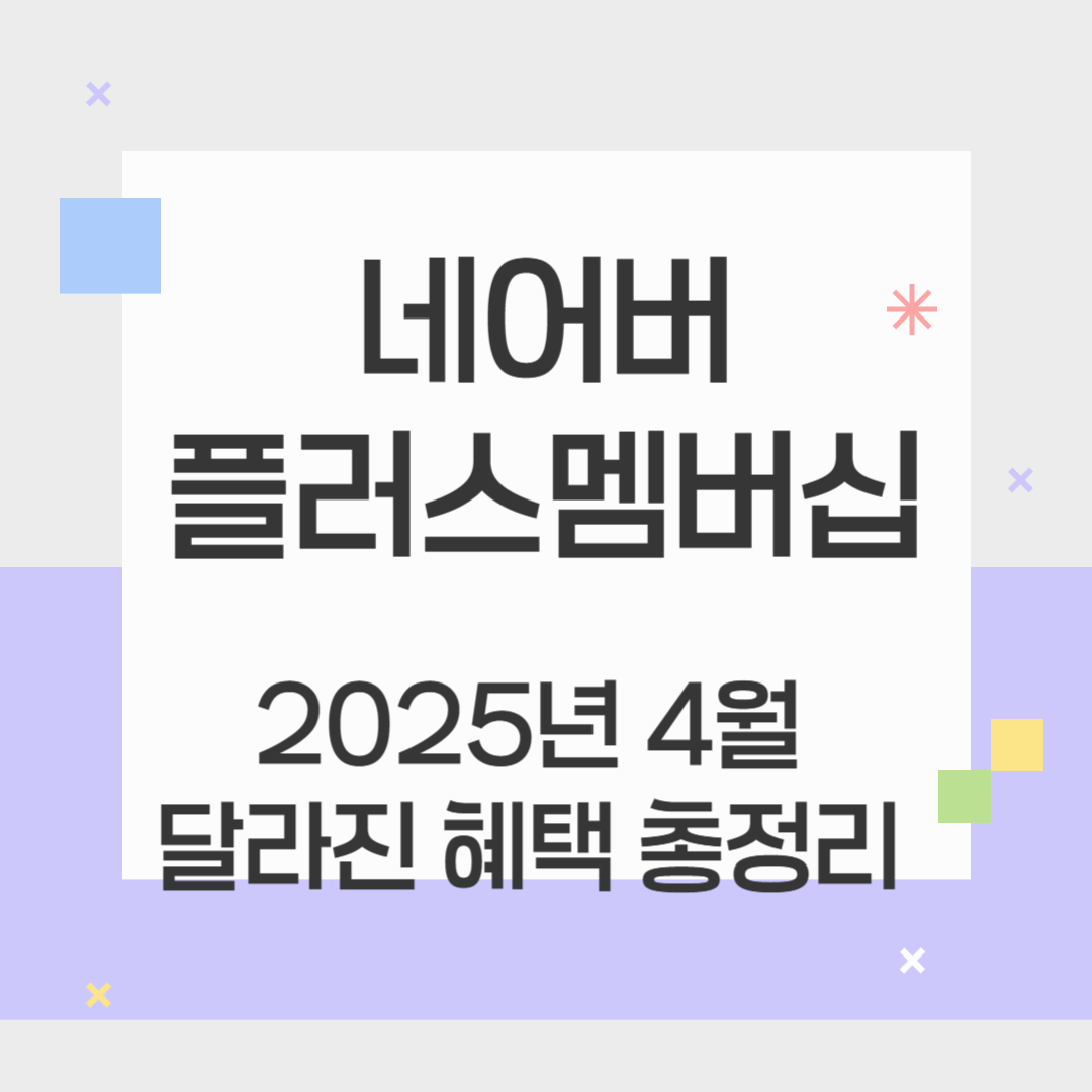 네이버 플러스 멤버십: 구독 한 번으로 누리는 다채로운 혜택 총정리