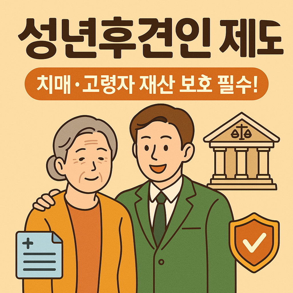 치매 환자, 발달장애인 등 판단 능력이 부족한 성인을 보호하는 성년후견인 제도. 신청 방법, 후견인 역할, 필요서류까지 자세히 알려드립니다.