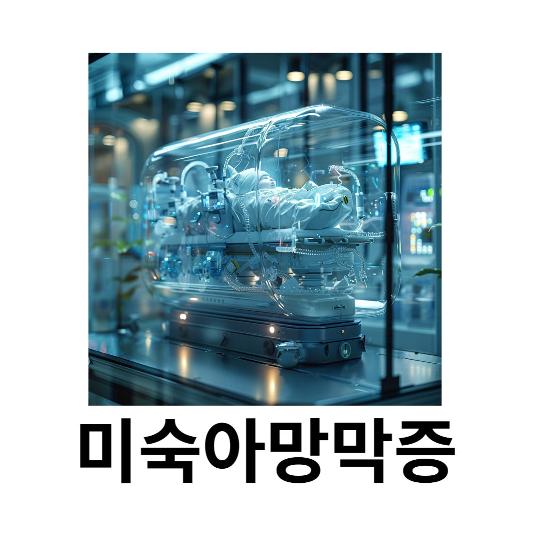 미숙아망막증과 관련된 사진입니다.