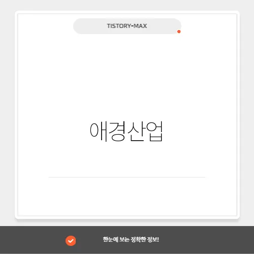 애경산업, 생활용품과 화장품 시장의 다각화 전략