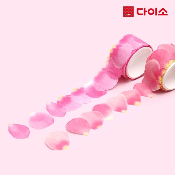 마스킹 테이프 꽃잎