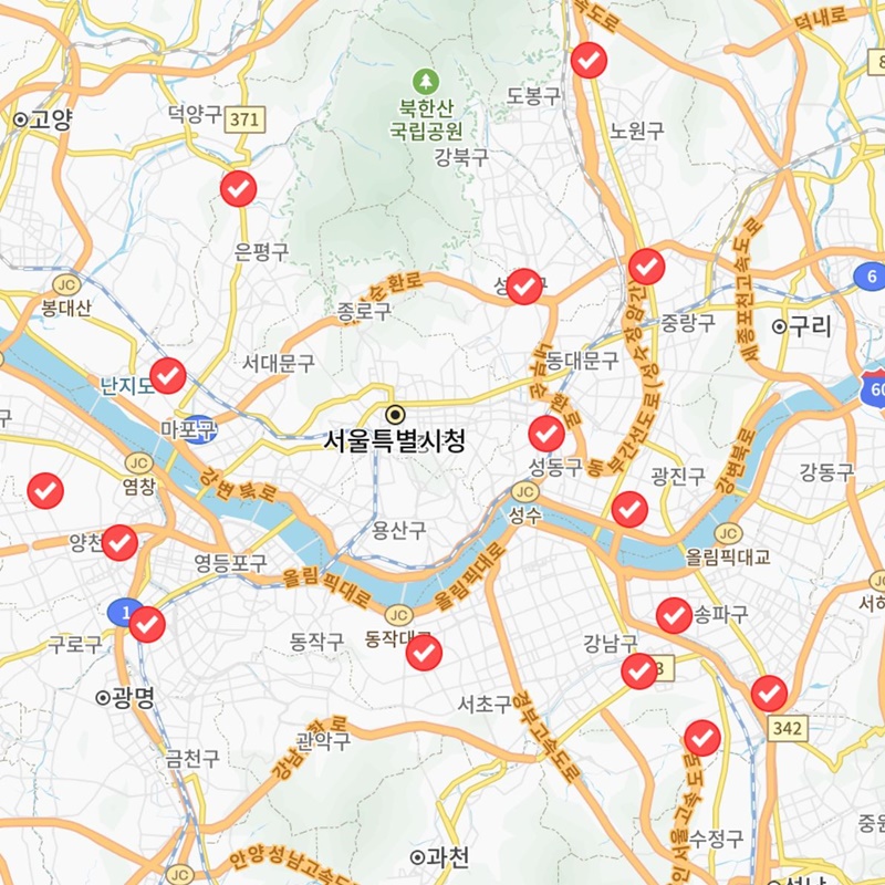 서울 달빛 어린이 병원 위치 지도